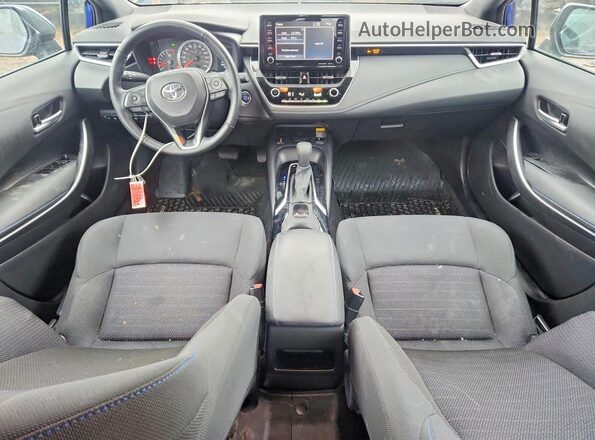 5YFB4MBE4NP100239 2022 TOYOTA COROLLA Blue Առջևի վահանակի տեսք
