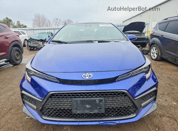 5YFB4MBE4NP100239 2022 TOYOTA COROLLA Blue Դիմացի տեսք