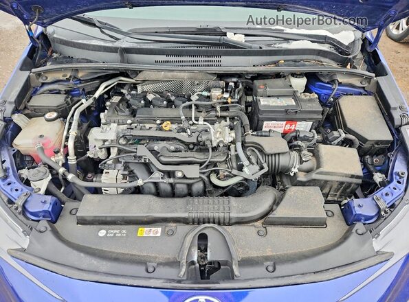 5YFB4MBE4NP100239 2022 TOYOTA COROLLA Blue Սալոնի հետևի տեսք