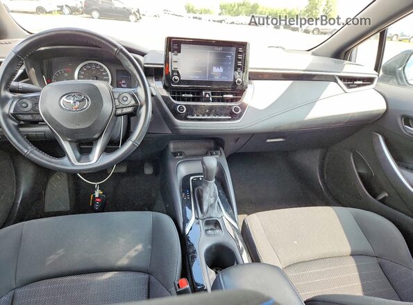 5YFB4MBE9NP116419 2022 TOYOTA COROLLA Blue Вид панелі приладів