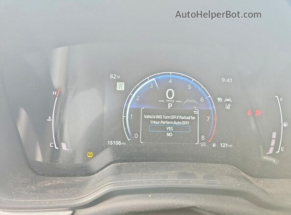 5YFB4MCE1SP237715 2025 TOYOTA COROLLA Черный Вид щитка приборов