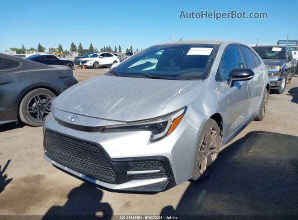 5YFB4MCE3RP181674 2024 TOYOTA COROLLA Silver Առջևի ձախ երեք քառորդ տեսարան