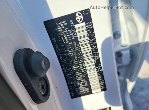 5YFB4MCE6SP248130 2025 TOYOTA COROLLA White ძრავის განყოფილების ხედი