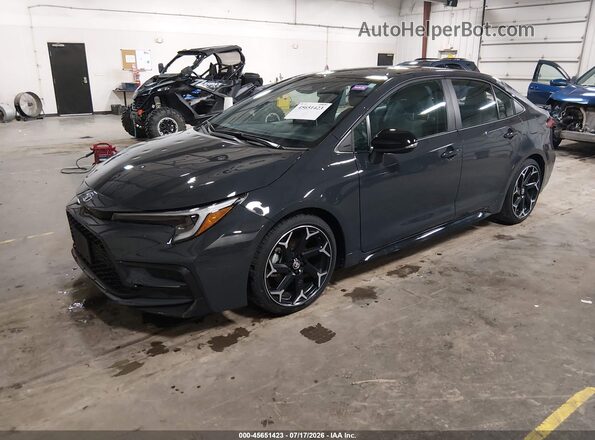 5YFB4MCE7SP239114 2025 TOYOTA COROLLA Gray წინა მარცხენა ხედი სამი მეოთხედიდან