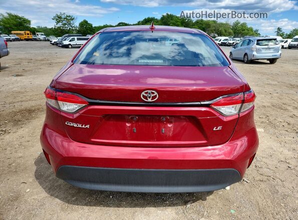 5YFB4MDE0SP257937 2025 TOYOTA COROLLA Красный Вид сзади