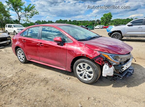 5YFB4MDE0SP257937 2025 TOYOTA COROLLA Красный Передняя правая четверть