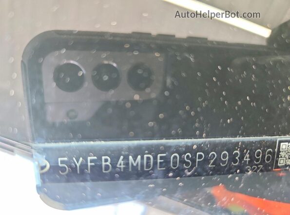 5YFB4MDE0SP293496 2025 TOYOTA COROLLA Black Вид підкапотного простору