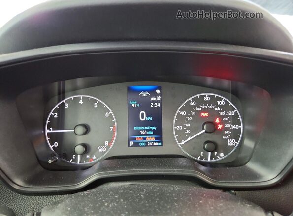 5YFB4MDE0SP293496 2025 TOYOTA COROLLA Black Вид щитка приладів
