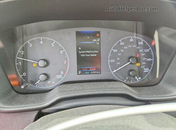 5YFB4MDE0SP325847 2025 TOYOTA COROLLA Black Вид щитка приладів