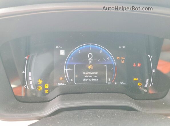 5YFB4MDE0TP389761 2026 TOYOTA COROLLA Белый Вид щитка приборов