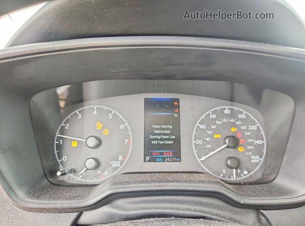 5YFB4MDE1RP202066 2024 TOYOTA COROLLA Белый Вид щитка приборов