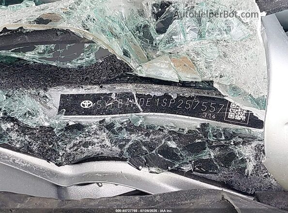 5YFB4MDE1SP257557 2025 TOYOTA COROLLA  Вид подкапотного пространства