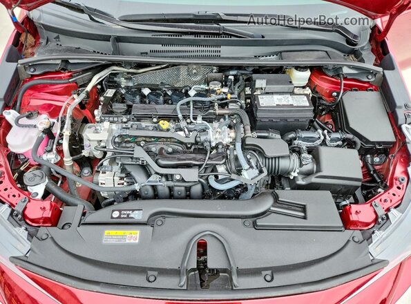 5YFB4MDE2RP085159 2024 TOYOTA COROLLA Red Вид задньої частини салону