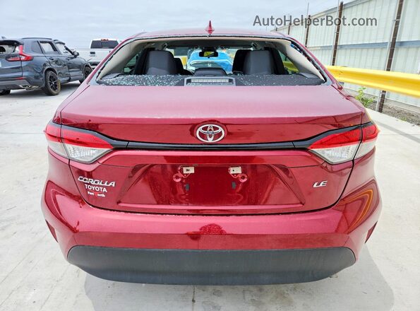 5YFB4MDE2RP085159 2024 TOYOTA COROLLA Red Вид ззаду
