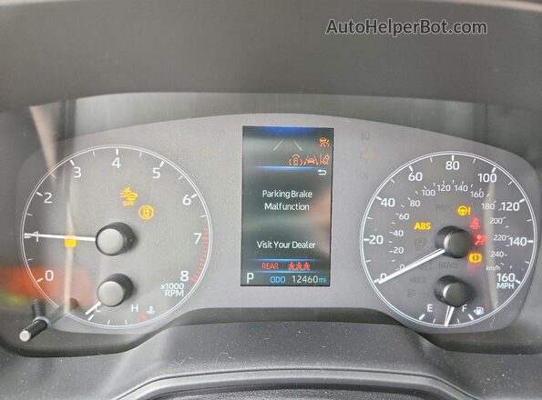 5YFB4MDE2RP085159 2024 TOYOTA COROLLA Red Вид щитка приладів