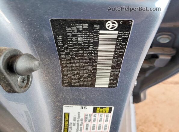 5YFB4MDE2RP136403 2024 TOYOTA COROLLA Blue VIN sticker view