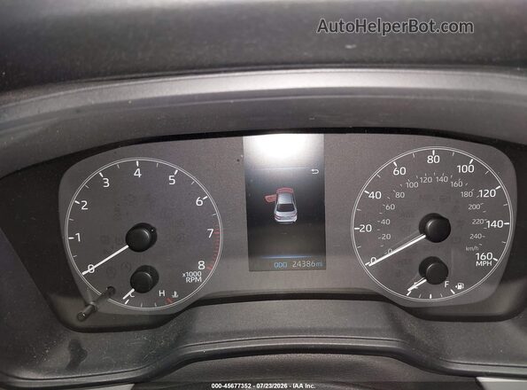 5YFB4MDE2RP157185 2024 TOYOTA COROLLA Silver უკანა სავარძლების ხედი