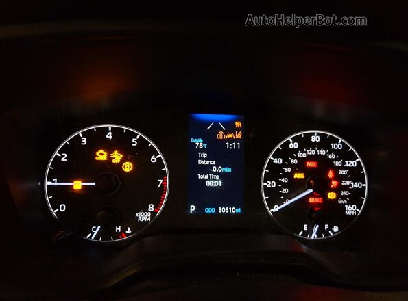5YFB4MDE2RP181471 2024 TOYOTA COROLLA Серый Вид щитка приборов