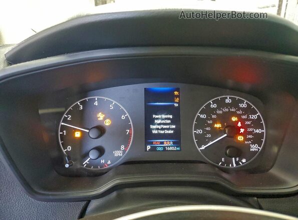5YFB4MDE2SP266705 2025 TOYOTA COROLLA White Вид щитка приладів