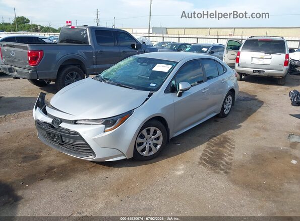 5YFB4MDE2SP357201 2025 TOYOTA COROLLA Silver Առջևի ձախ երեք քառորդ տեսարան