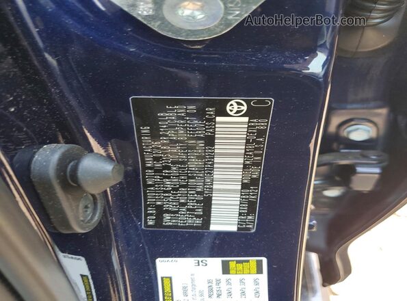 5YFB4MDE2TP431282 2026 TOYOTA COROLLA Blue Vista del compartimento del motor