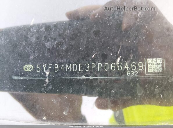 5YFB4MDE3PP066469 2023 TOYOTA COROLLA Blue Engine compartment view