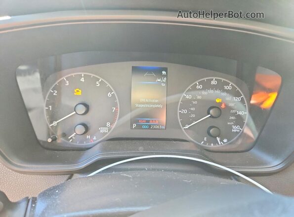 5YFB4MDE3RP118444 2024 TOYOTA COROLLA Black Instrument cluster view