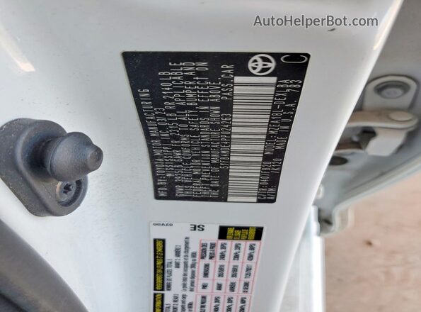 5YFB4MDE4PP024263 2023 TOYOTA COROLLA White Շարժիչի բաժամունքի տեսք