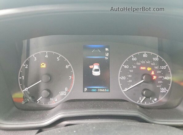 5YFB4MDE4SP251669 2025 TOYOTA COROLLA Серебряный Вид щитка приборов