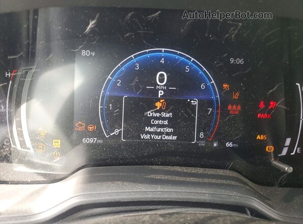 5YFB4MDE4TP422857 2026 TOYOTA COROLLA White Vista del cuadro de instrumentos