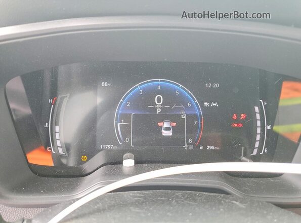 5YFB4MDE5TP397600 2026 TOYOTA COROLLA Blue Instrument cluster view