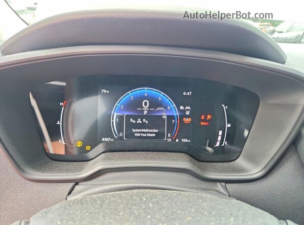5YFB4MDE5TP420907 2026 TOYOTA COROLLA Blue Instrument cluster view