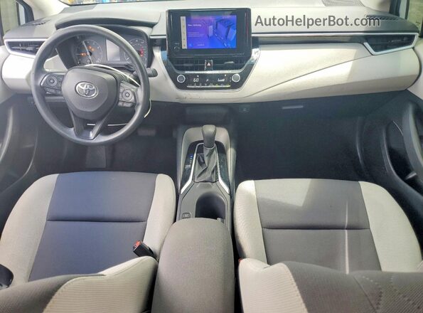 5YFB4MDE6PP008145 2023 TOYOTA COROLLA Белый Вид панели приборов