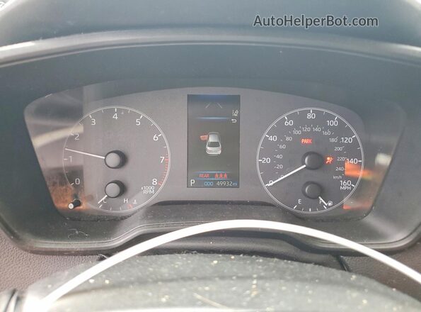5YFB4MDE6PP024507 2023 TOYOTA COROLLA White Instrument cluster view