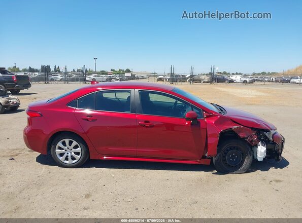 5YFB4MDE6SP257635 2025 TOYOTA COROLLA Red Widok wnętrza z tyłu