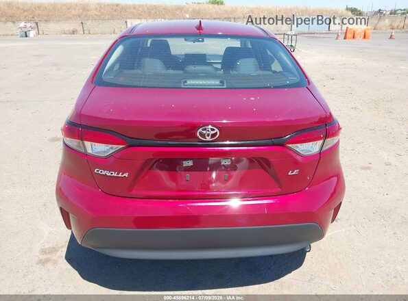 5YFB4MDE6SP257635 2025 TOYOTA COROLLA Red 