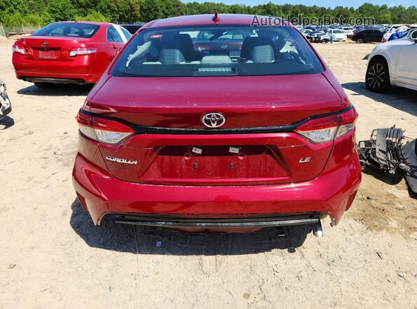 5YFB4MDE6SP340112 2025 TOYOTA COROLLA Red Вид ззаду