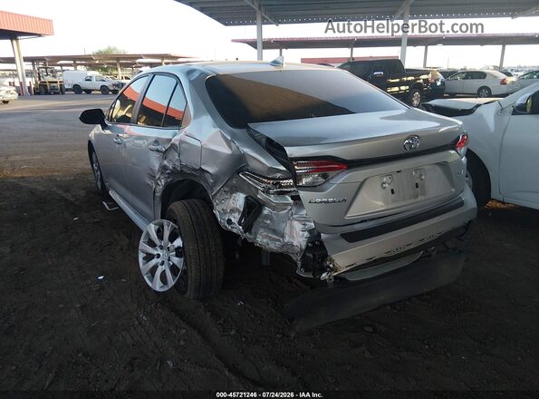 5YFB4MDE6SP356276 2025 TOYOTA COROLLA Silver Rear left