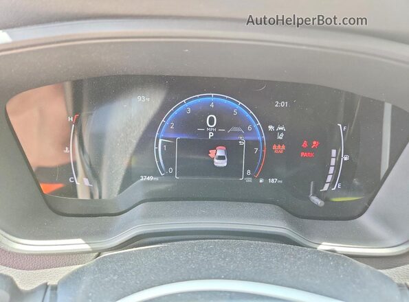 5YFB4MDE6TP383253 2026 TOYOTA COROLLA Gray ხელსაწყოთა პანელის ხედი