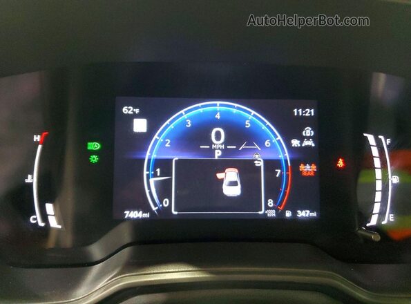 5YFB4MDE6TP408684 2026 TOYOTA COROLLA Blue Սարքավորումների վահանակի տեսք