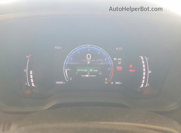 5YFB4MDE6TP411942 2026 TOYOTA COROLLA Gray Instrument cluster view