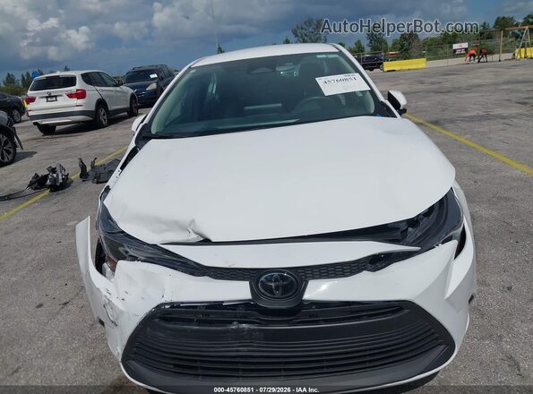 5YFB4MDE6TP413285 2026 TOYOTA COROLLA White Vista del cuadro de instrumentos