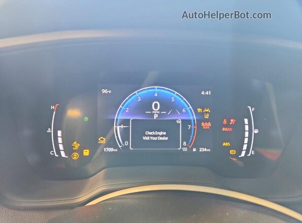 5YFB4MDE6TP465872 2026 TOYOTA COROLLA Silver Instrument cluster view