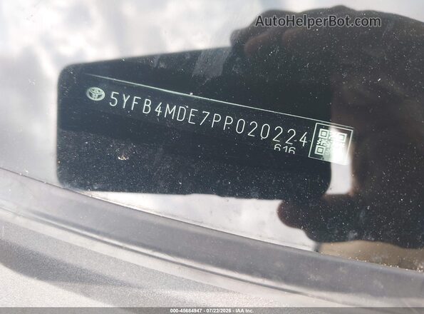 5YFB4MDE7PP020224 2023 TOYOTA COROLLA Black 