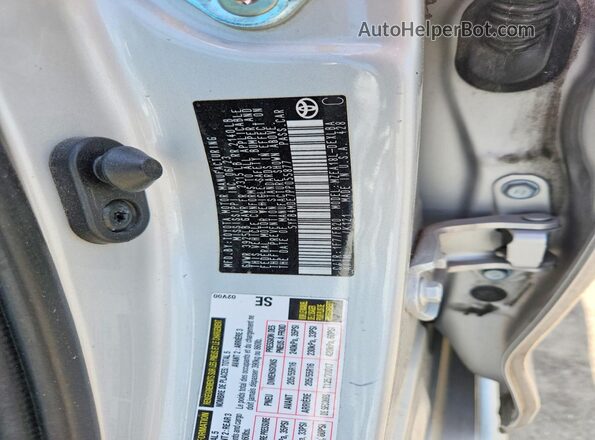 5YFB4MDE7PP055877 2023 TOYOTA COROLLA Silver Вид наклейки з VIN-кодом