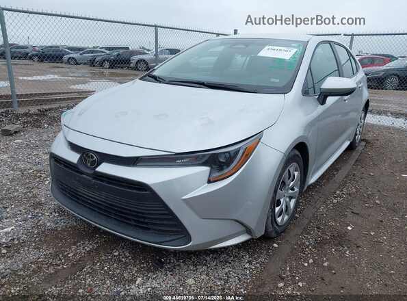5YFB4MDE7SP267753 2025 TOYOTA COROLLA Серебряный Передняя левая четверть