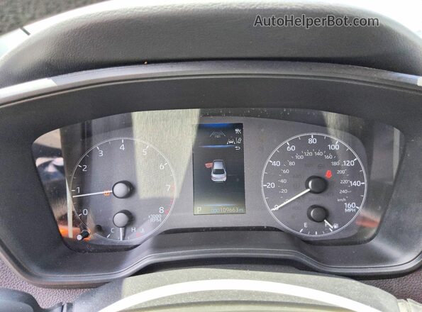 5YFB4MDE8PP058352 2023 TOYOTA COROLLA White Вид щитка приладів