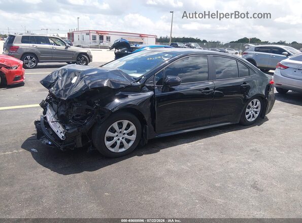 5YFB4MDE8SP286134 2025 TOYOTA COROLLA Black Vista tres cuartos delantera izquierda