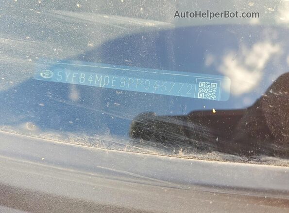 5YFB4MDE9PP045772 2023 TOYOTA COROLLA Черный Вид подкапотного пространства