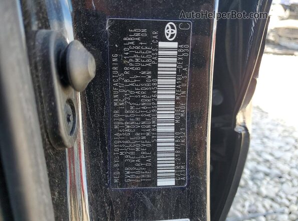 5YFB4MDE9SP264580 2025 TOYOTA COROLLA Black Вид наклейки з VIN-кодом